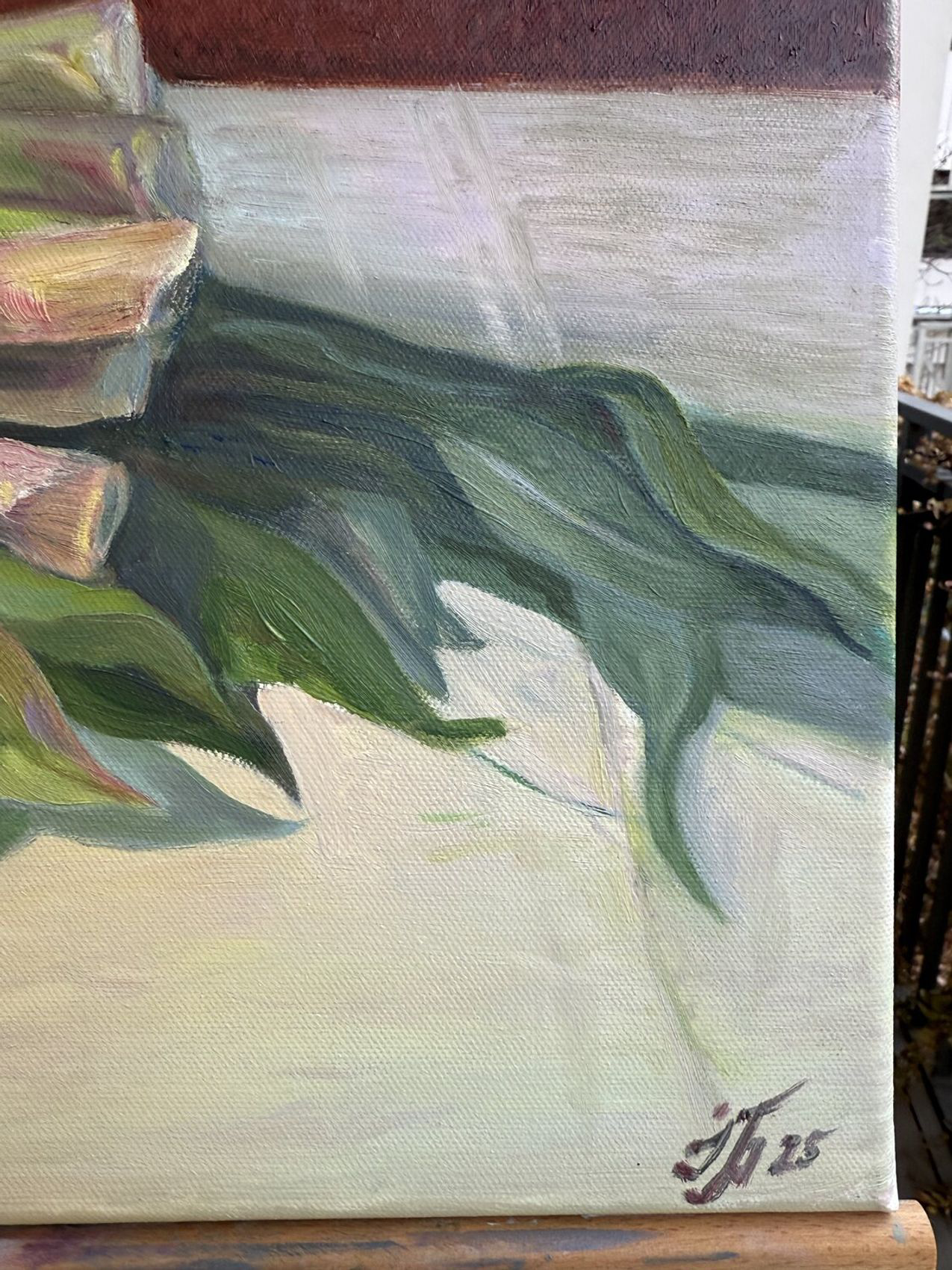 Asparagus on Wild Garlic - view 3