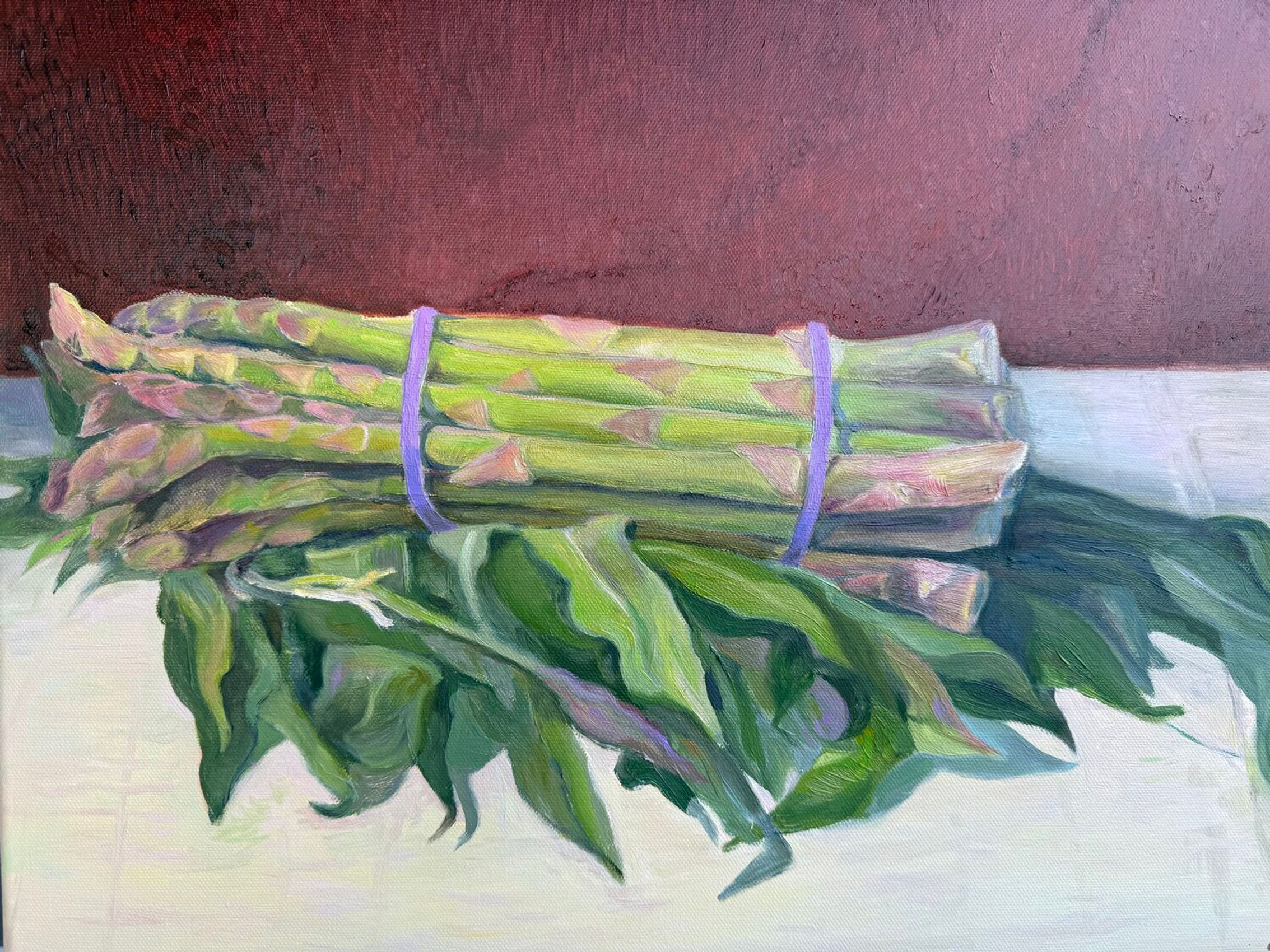 Asparagus on Wild Garlic - view 4