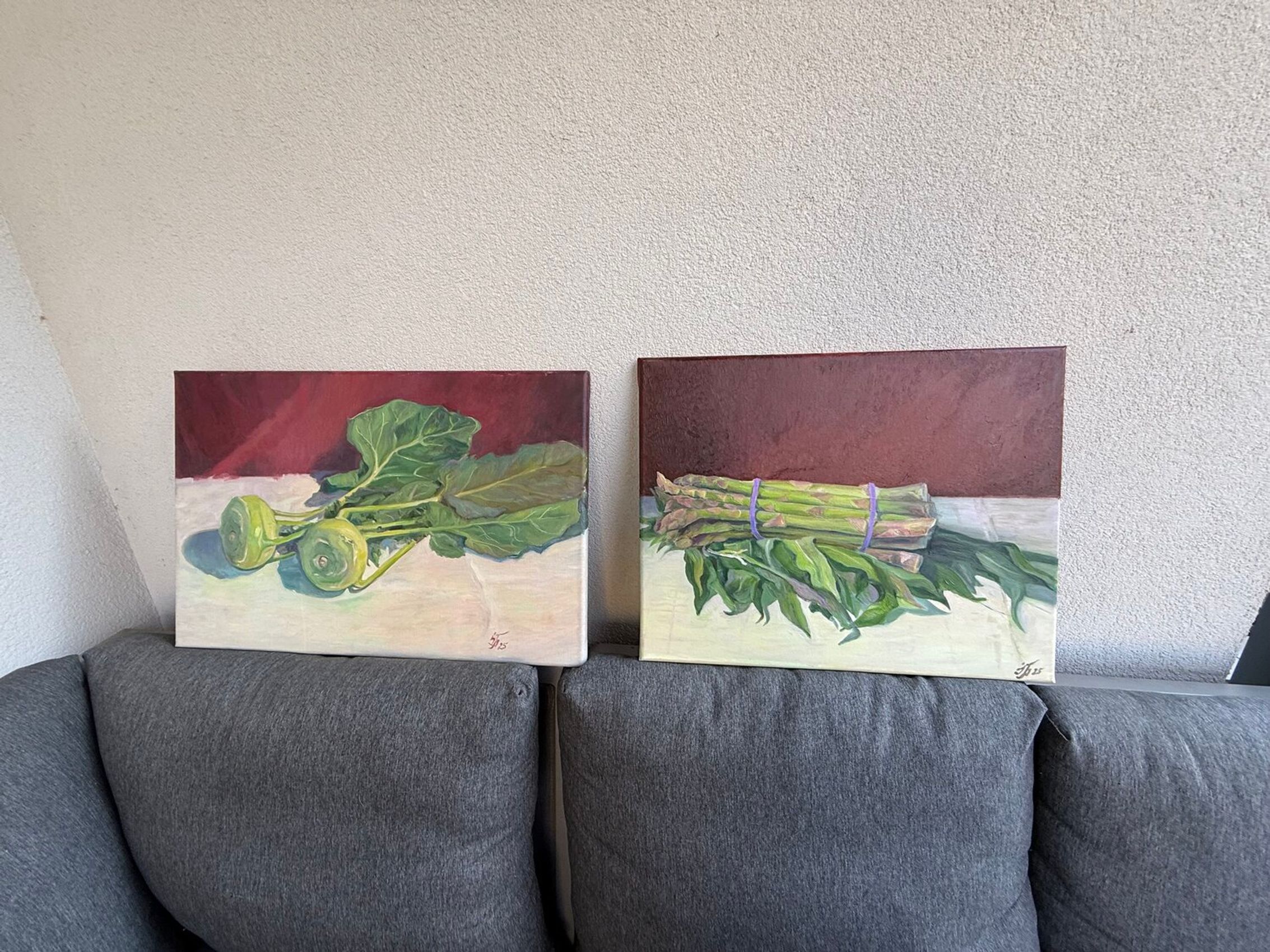 Asparagus on Wild Garlic - view 5