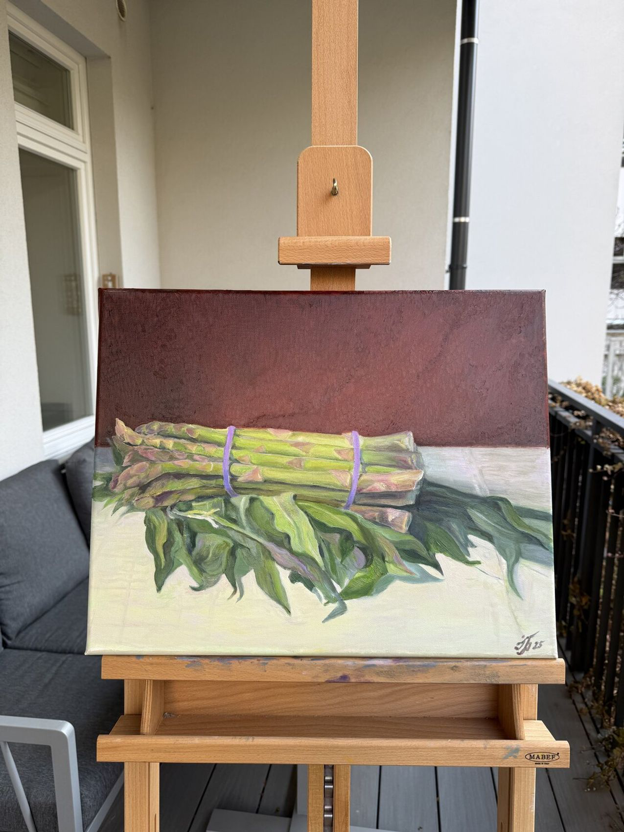 Asparagus on Wild Garlic - view 6