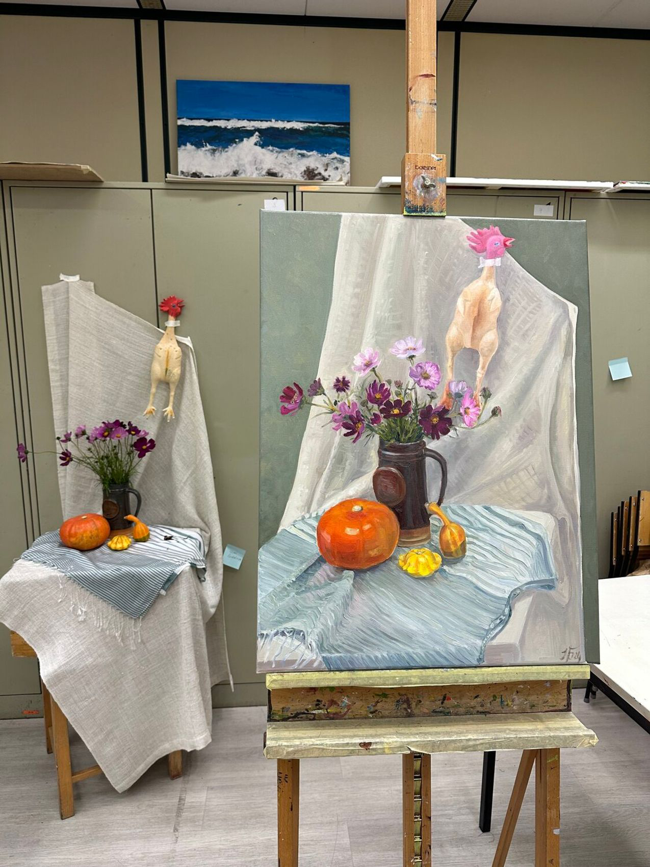 Cosmos Flowers and Humor - view 2