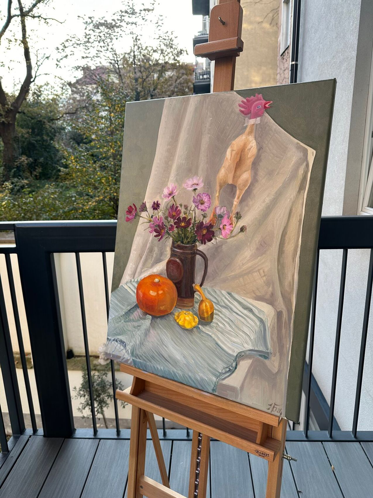 Cosmos Flowers and Humor - view 4