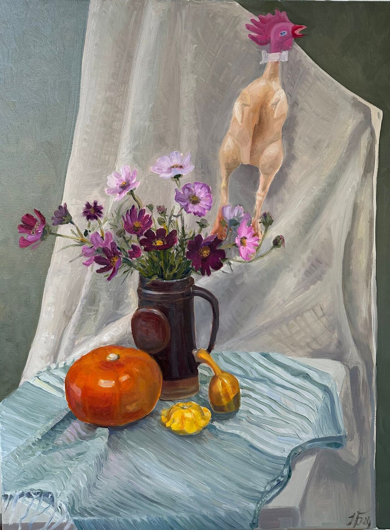 Cosmos Flowers and Humor