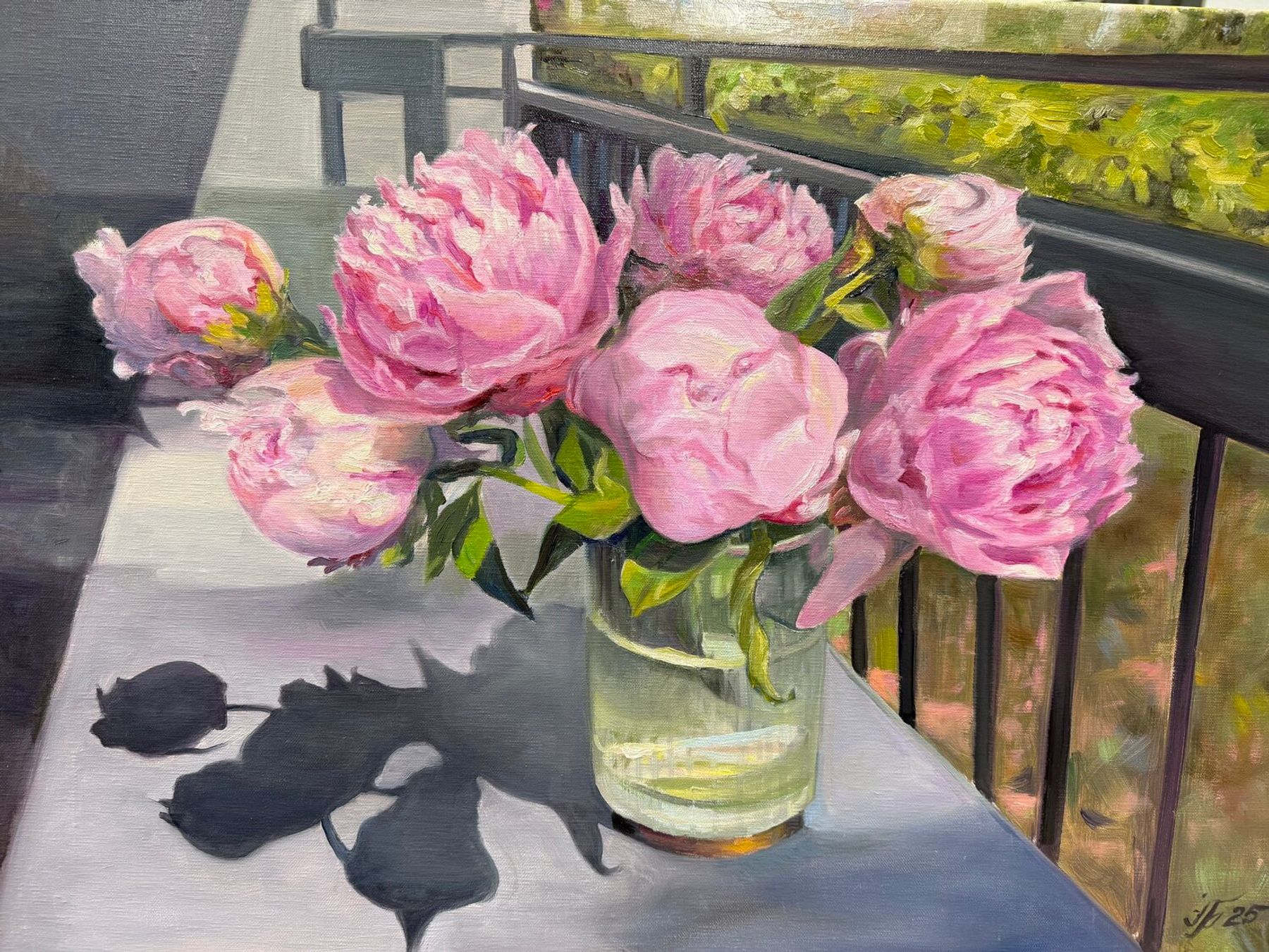 Peonies on the Balcony - view 3