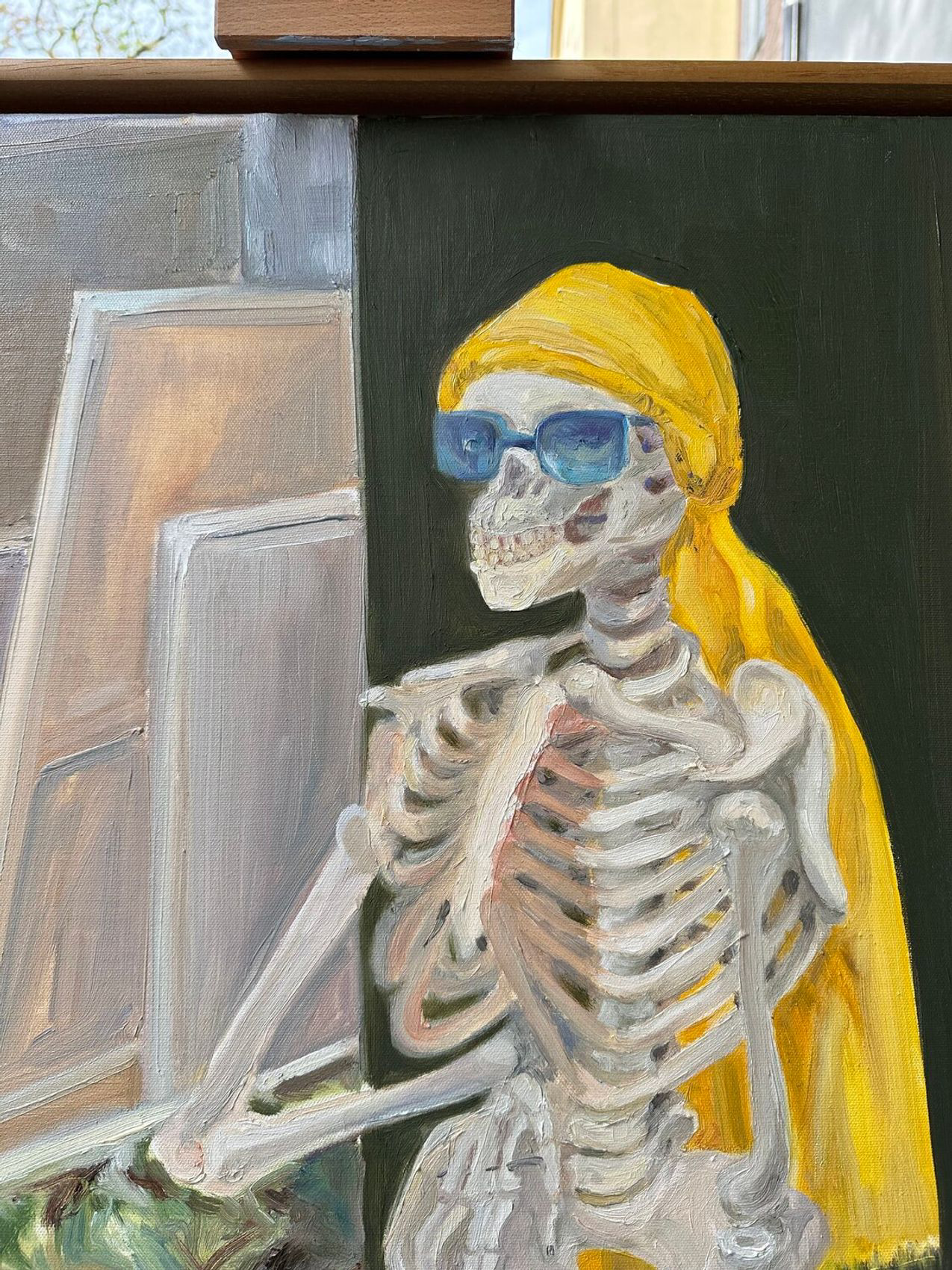 Skeleton in the Studio - view 2