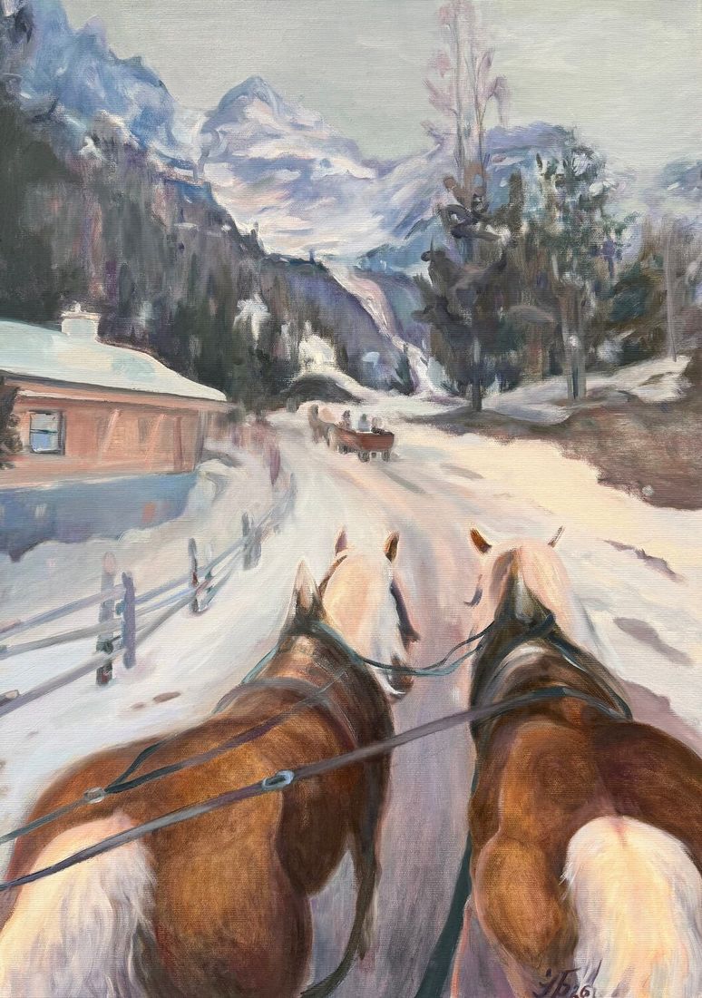 Toward the Mountains - view 5