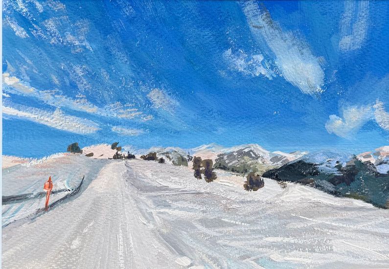 Winter in the Austrian Alps - view 6